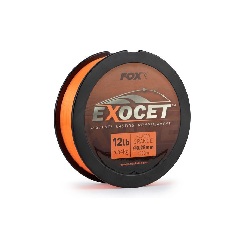 Fox Vlasec Exocet Fluoro Orange Mono 1000m