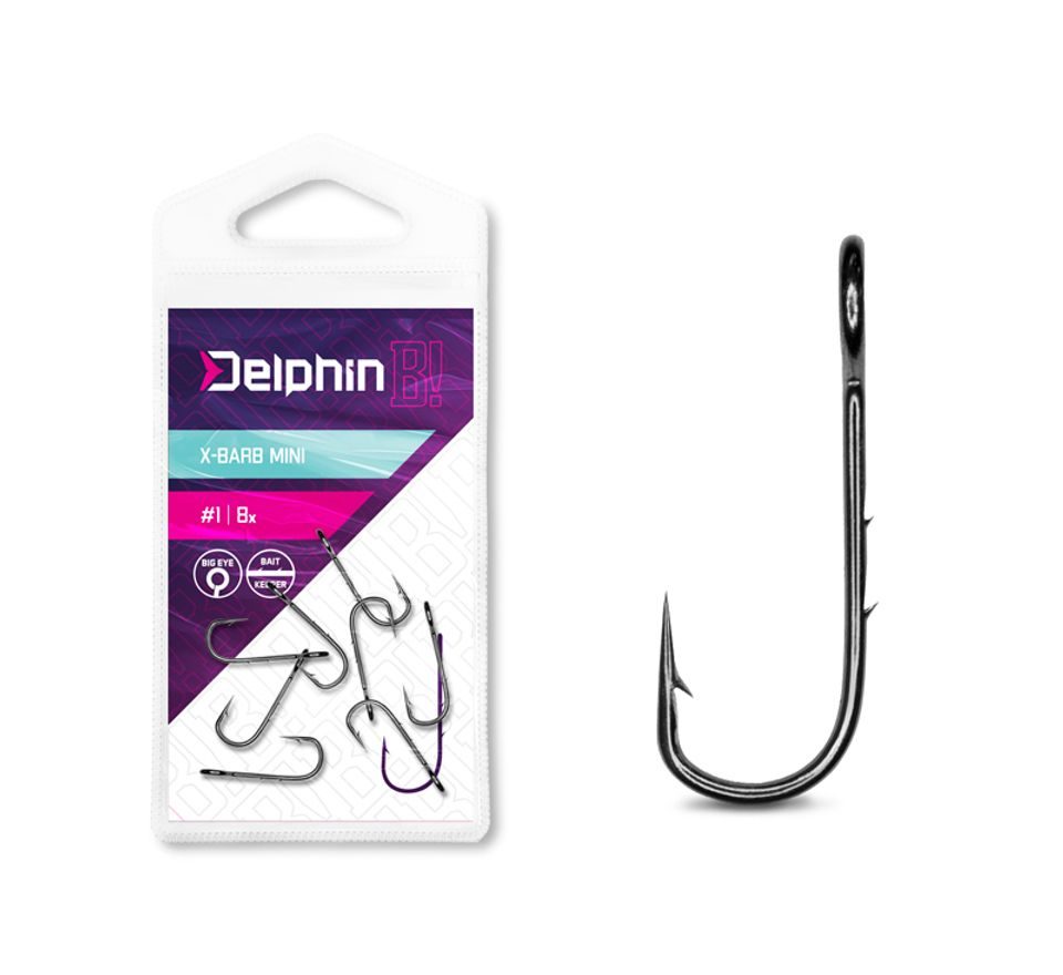 Delphin Háček na čeburašku B! X-Barb Mini 8ks