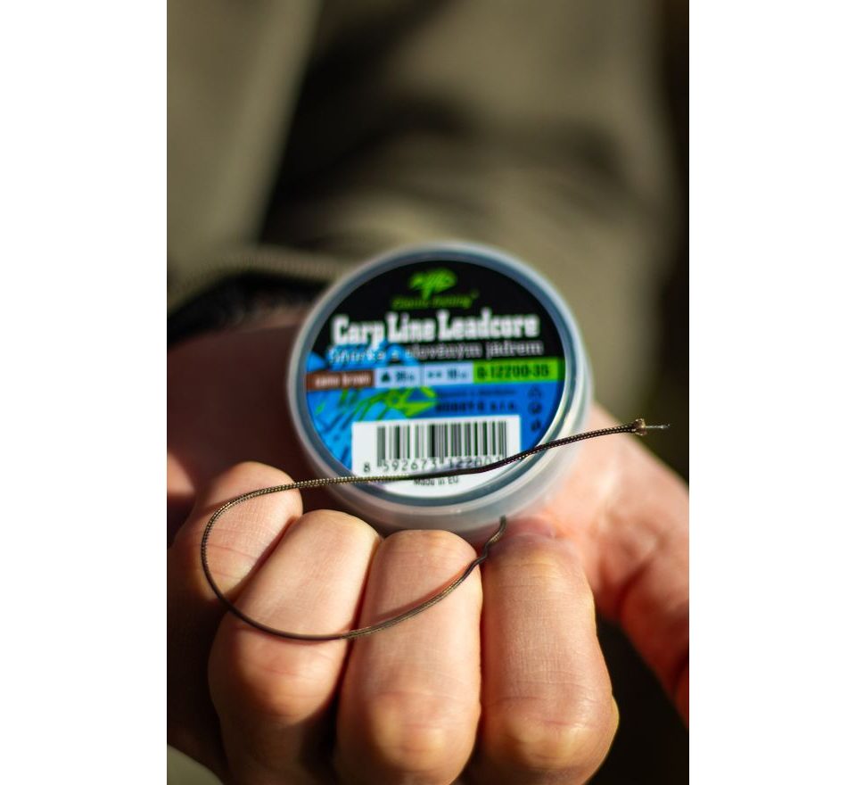 Giants fishing Olověná šňůra Carp Line Leadcore Camo brown 10m