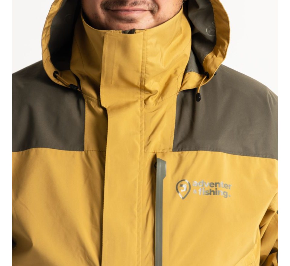 Adventer & fishing Membránová bunda Sand & Khaki