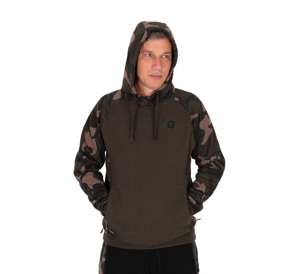 Fox Mikina Khaki/Camo Pullover Premium 310 Hoodie