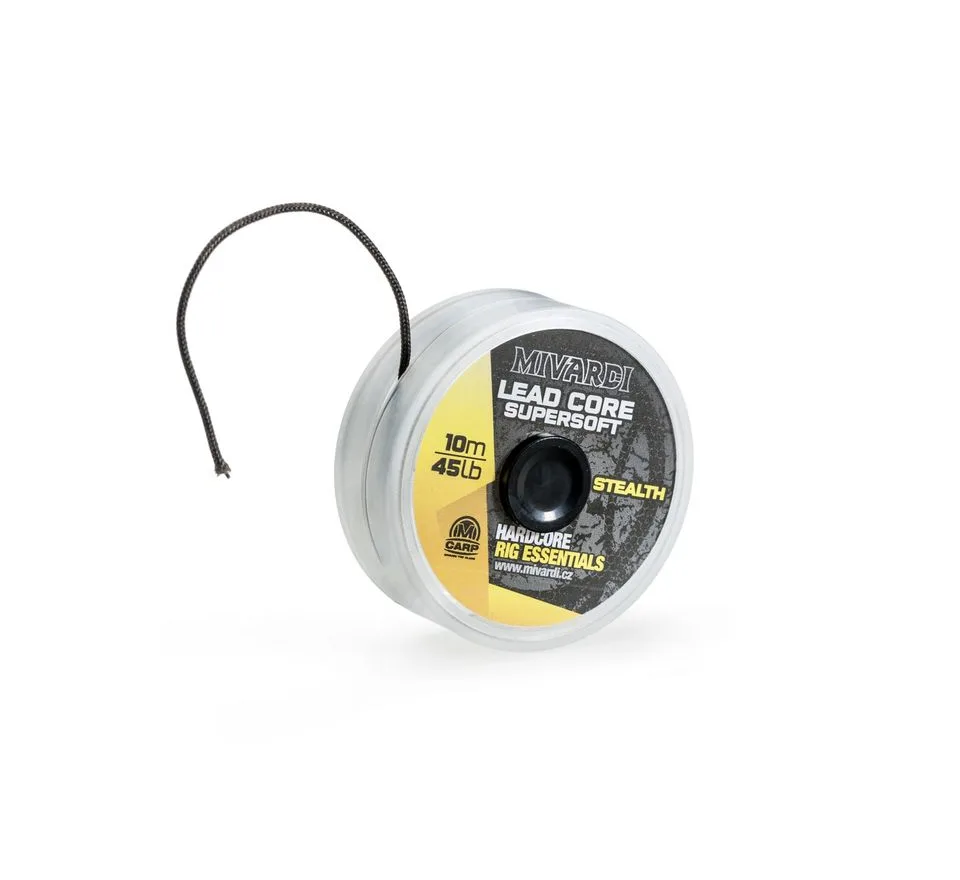 Mivardi Šňůrka Lead core SuperSoft - Stealth 45lb 10m