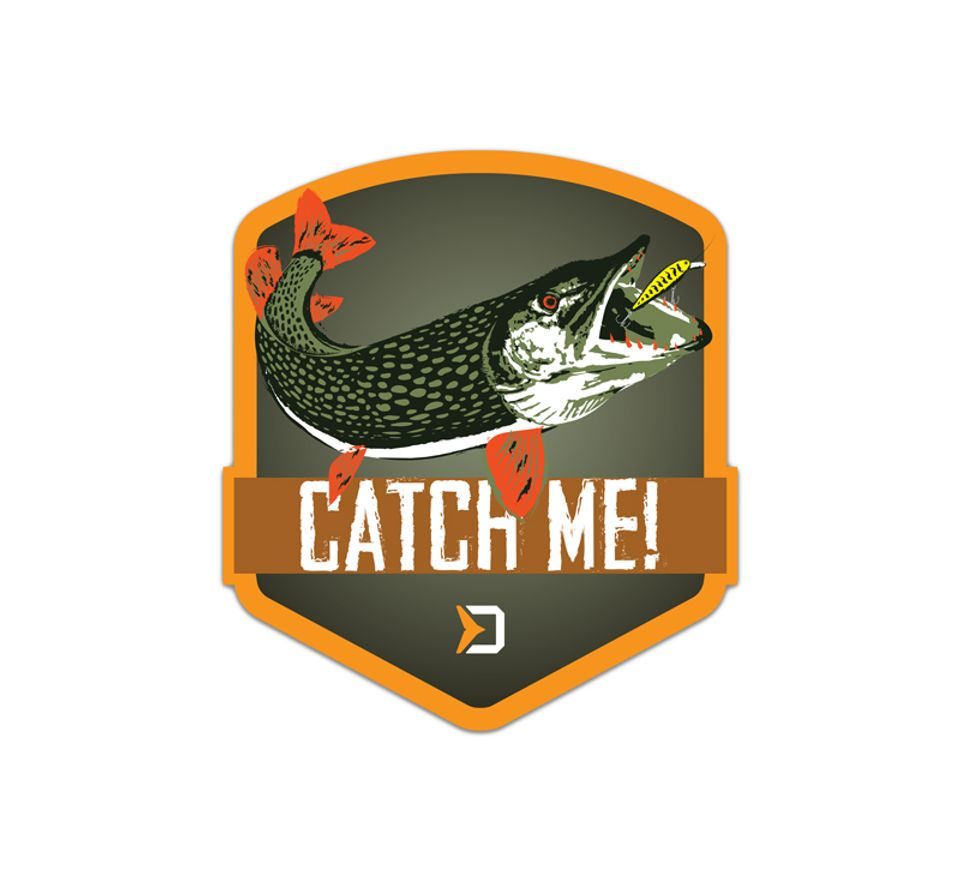 Delphin Nálepka CatchME! Šťuka