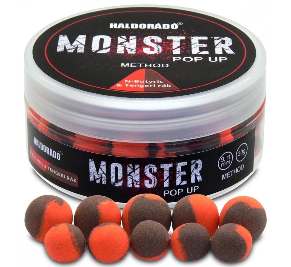 Haldorádó Pop-Up Boilies Method Monster 9+11mm 30g