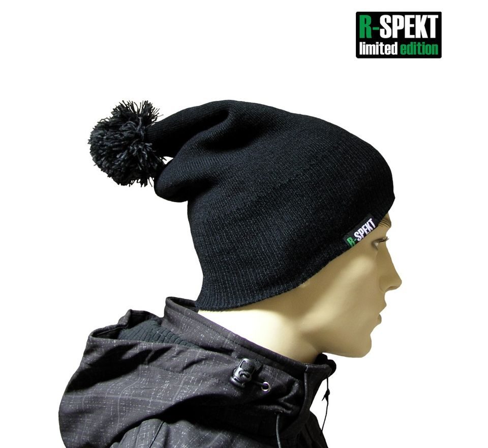 R-Spekt Kulich PomPom Duo beanie style limited edition černý