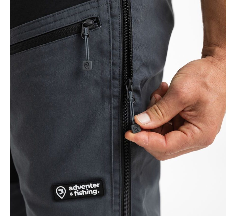Adventer & fishing Impregnované nohavice Dark Shadow and Black