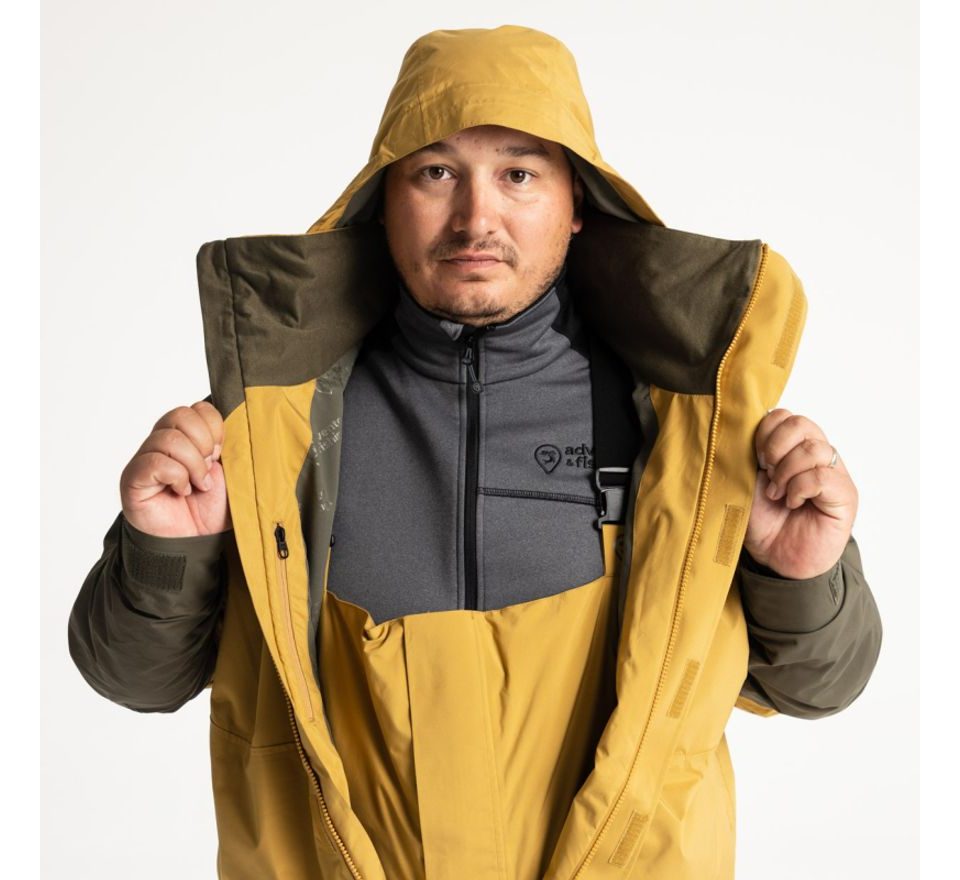 Adventer & fishing Membránová bunda Sand & Khaki