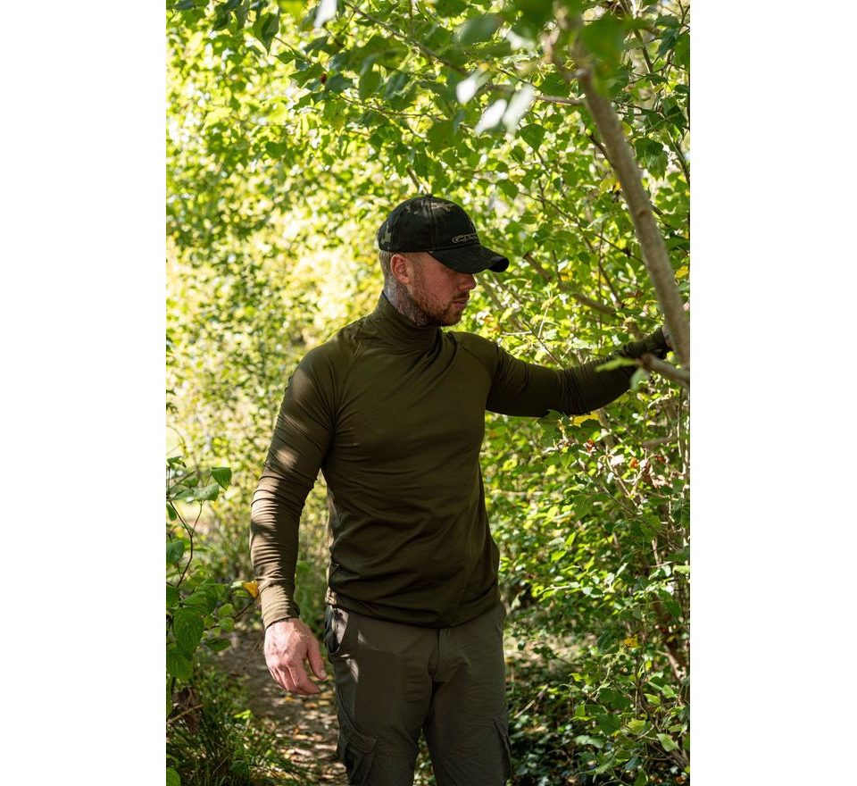 Korda Termoprádlo Mock Neck Thermal LS Shirt Dark Olive