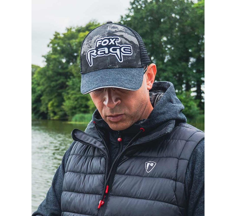 Fox Rage Vyšívaná Camo Trucker Šiltovka