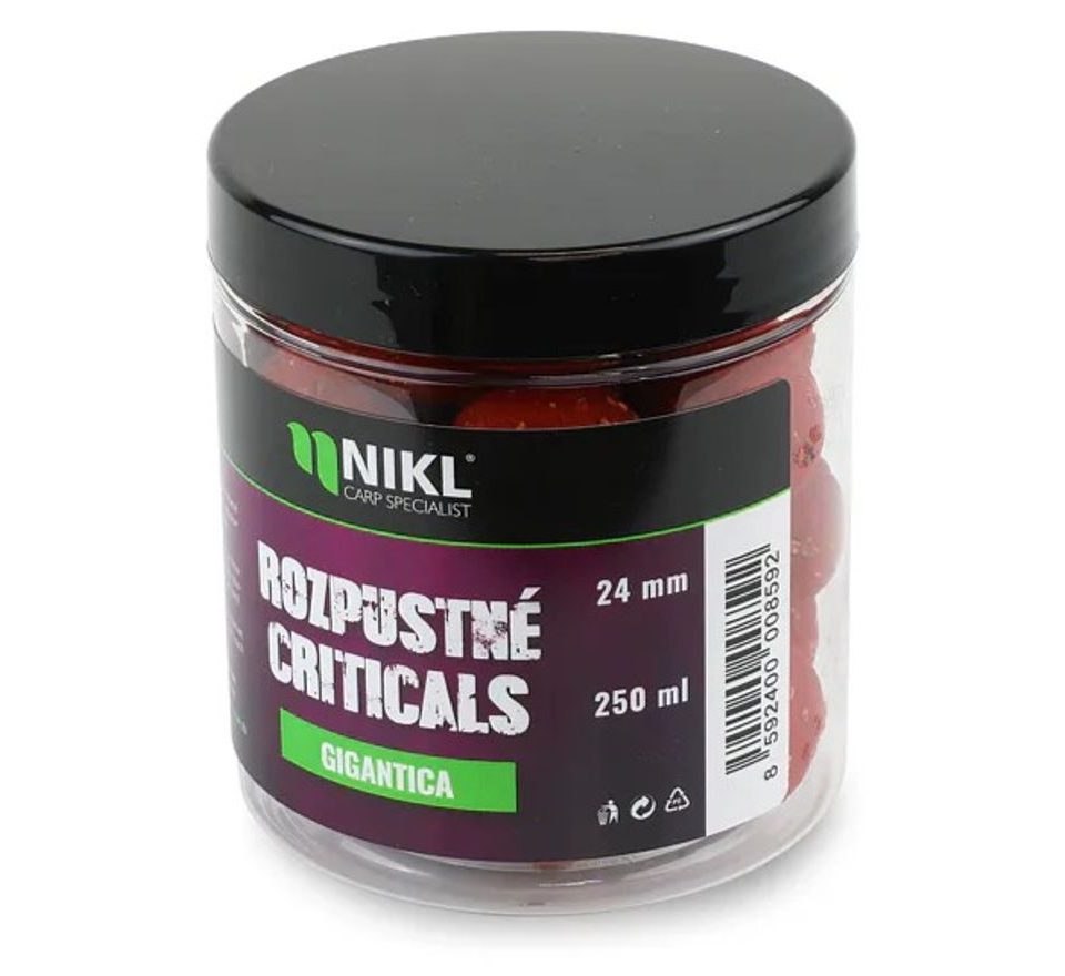 Nikl Rozpustné Criticals boilie Gigantica 250ml