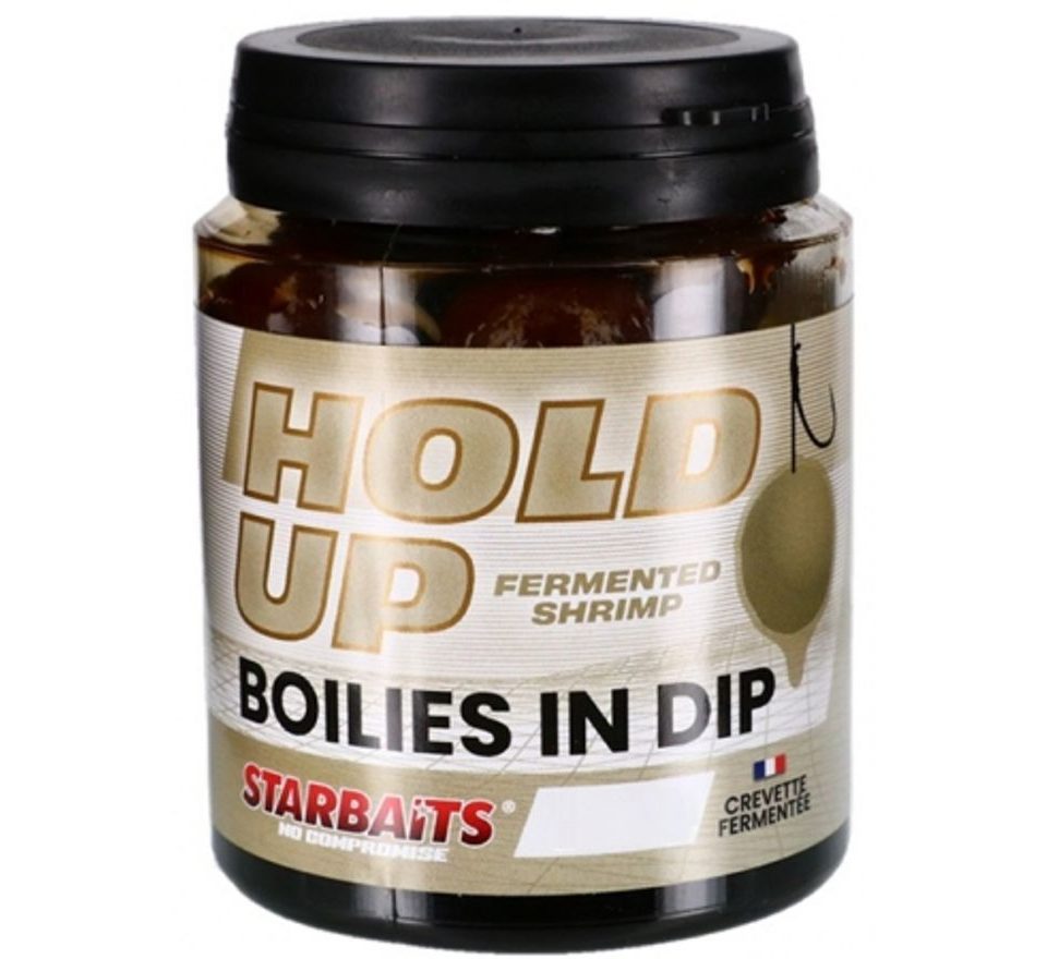 Starbaits Boilies v dipu Hold Up Fermented Shrimp 150g
