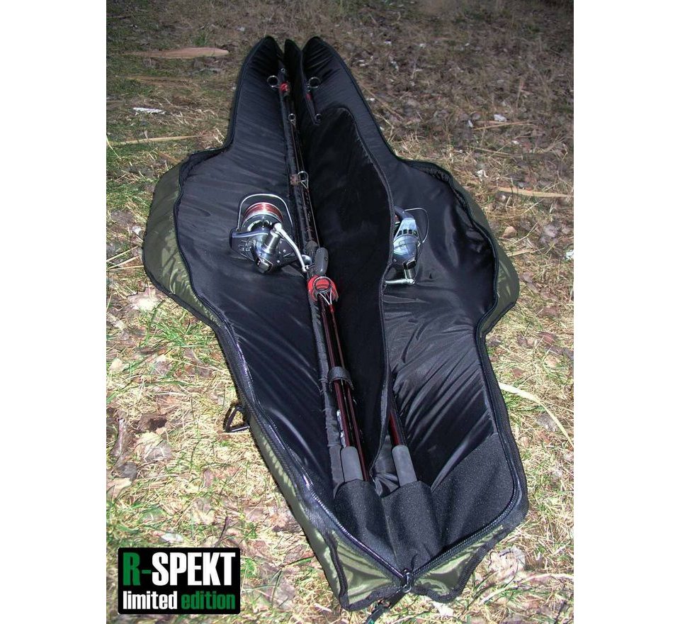 R-Spekt Pouzdro na 2 pruty polstrované khaki Double 11´