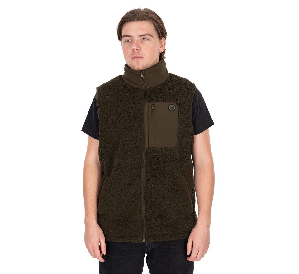Fox Vesta Olive Sherpa Hybrid Gilet
