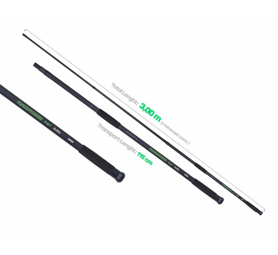 Zfish Podberáková tyč Transformer Landing Net Handle 3m