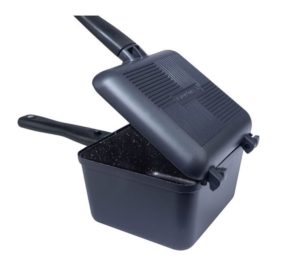 RidgeMonkey Pánev Connect Deep Pan and Griddle Granite Edition