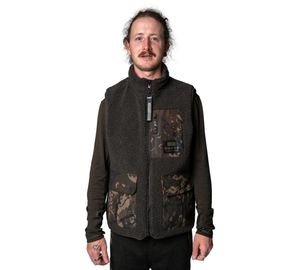 Nash Vesta ZT Sherpa Fleece Reversible Body Warmer