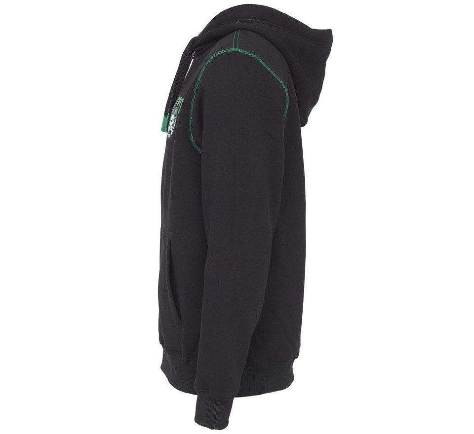 Madcat Mikina Badge Logo Zip Hoodie Black Caviar