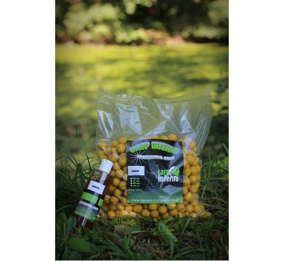 Carp Inferno Boilies AKCIA Light Line 3 kg + 250 ml Booster