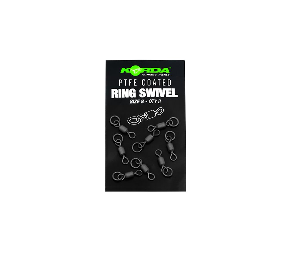 Korda Obratlík s kroužkem PTFE Ring Swivel 8ks