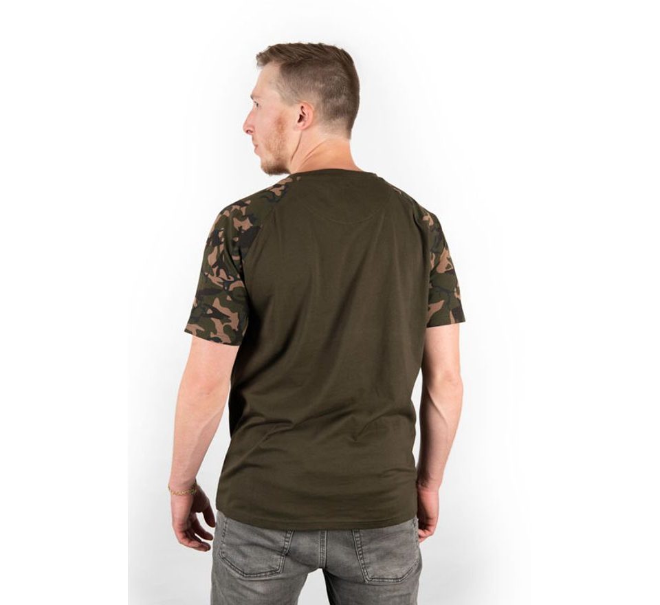 Fox Triko Camo/Khaki Chest Print T-Shirt