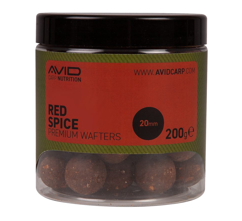 Avid Boilies Premium Wafters Red Spice Belachan 20mm 200g