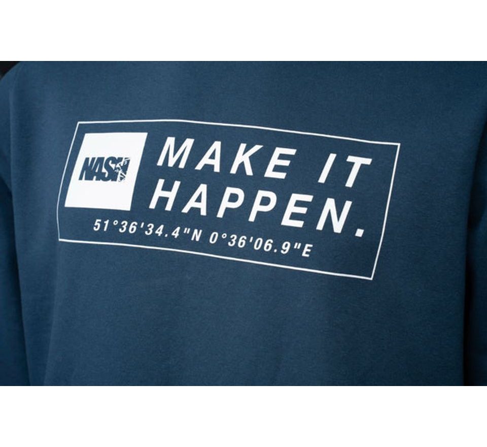 Nash Mikina Make It Happen Coordinates Jumper Námornícka Modrá