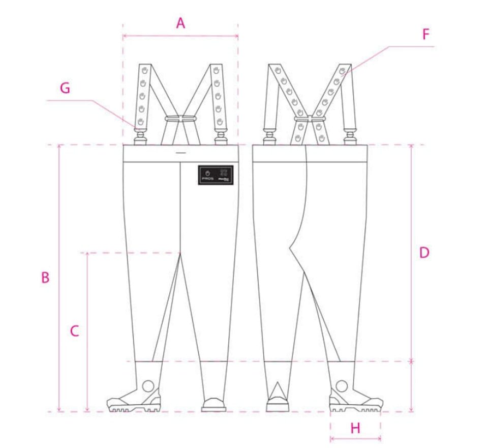 PROS Prsačky Breathable Waders Air Carp