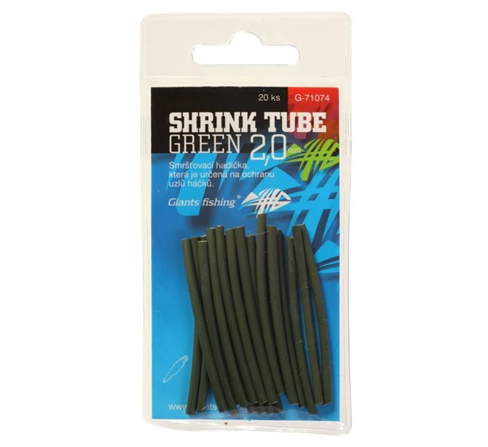 Giants Fishing Smršťovací hadičky zelené Shrink Tube Green 20ks