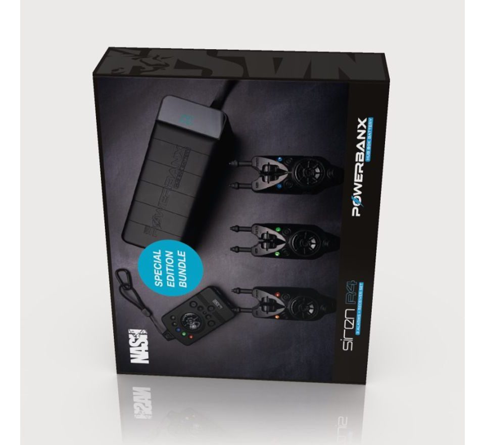 Nash Sada signalizátorů Siren R4 3+1 + PowerBanx 80k Hub Bundle