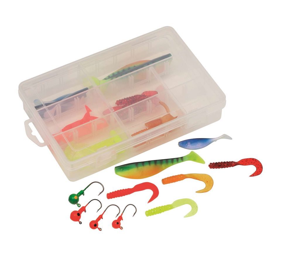 Kinetic Set nástrah Jig Kit Pike/Zander/Perch 32pcs