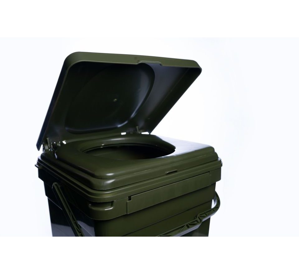 RidgeMonkey Kompaktní přenosná toaleta CoZee Toilet Seat Full Kit