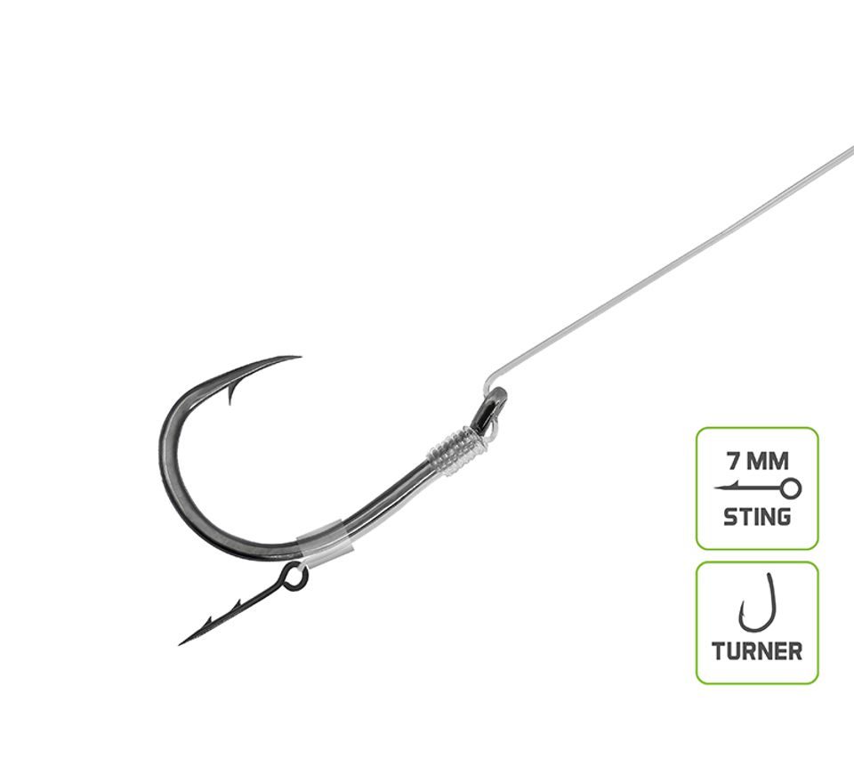 Delphin Feederový návazec Fluoro Sting - Turner 10ks