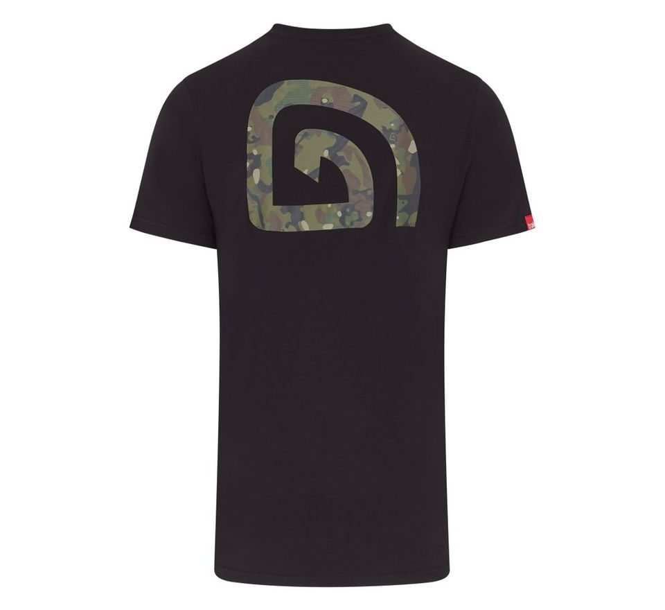 Trakker Tričko CR Logo T-shirt Black Camo