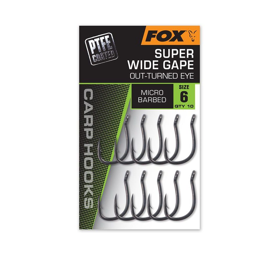 Fox Háčky Carp Hook Super Wide Gape (outturned Eye) 10ks