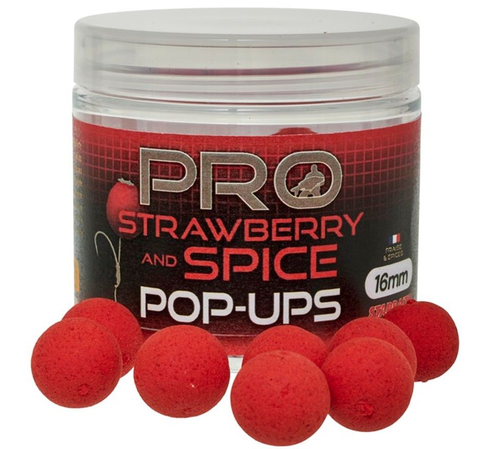 Starbaits Plovoucí boilies Pop Up Pro Strawberry Spice 50g