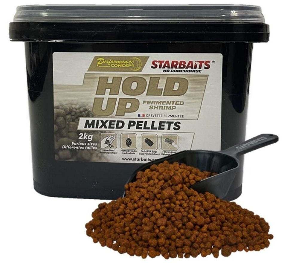 Starbaits Pelety Hold Up Fermented Shrimp Mixed 2kg