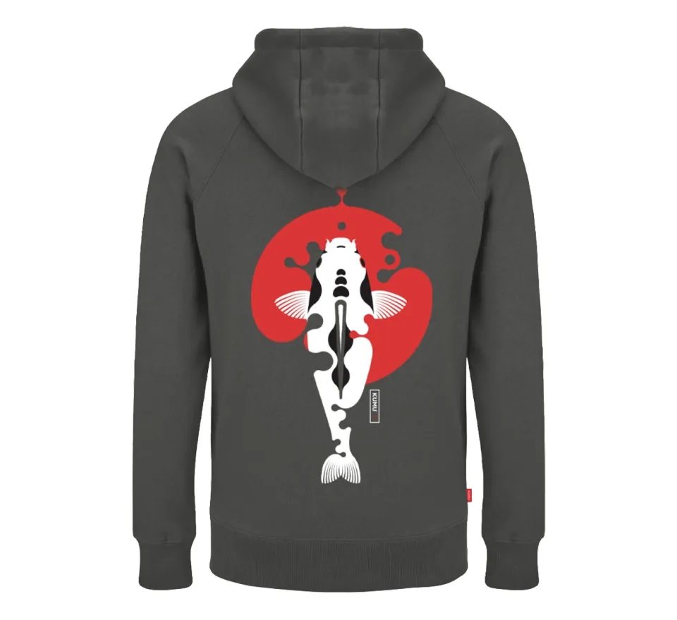 KUMU Mikina Rising Sun šedá