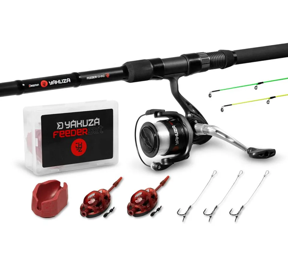 Delphin Feederový set Yakuza 330 3,3m 100g 3díl