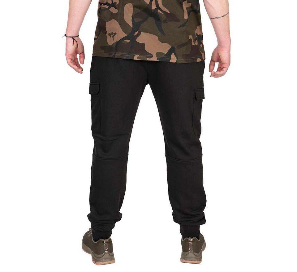 Fox Tepláky LW Black / Camo Combat Joggers
