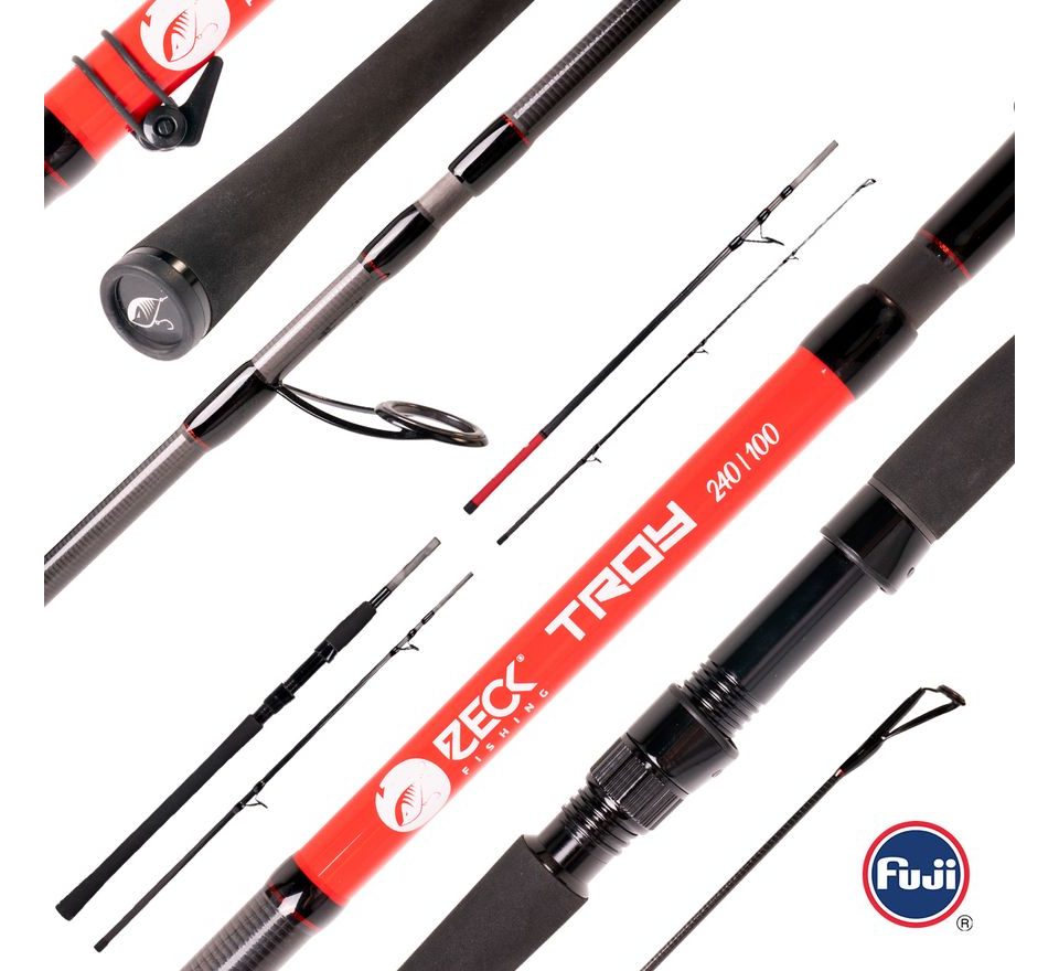 Zeck Cestovní prut Troy 240cm 100g