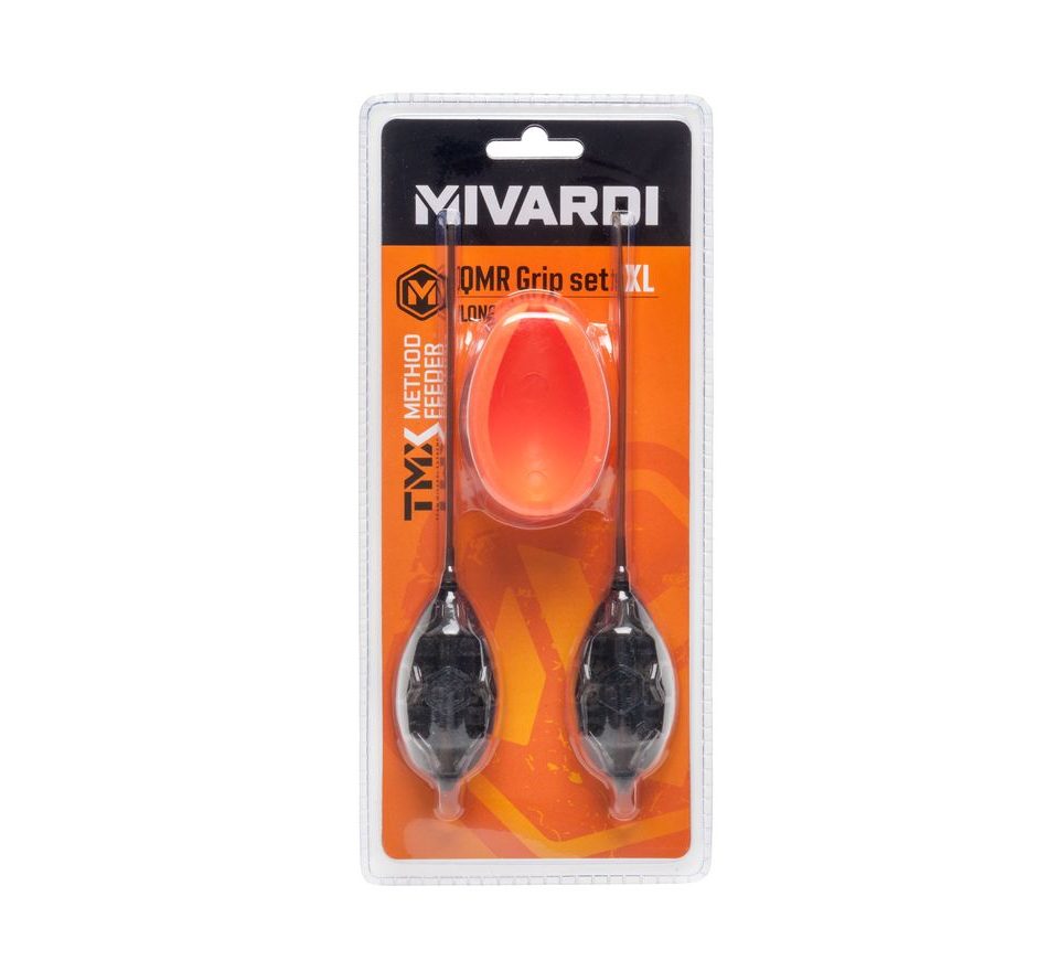 Mivardi Krmítka Method Feeder set QMR Grip XL long (50g + 60g + forma)