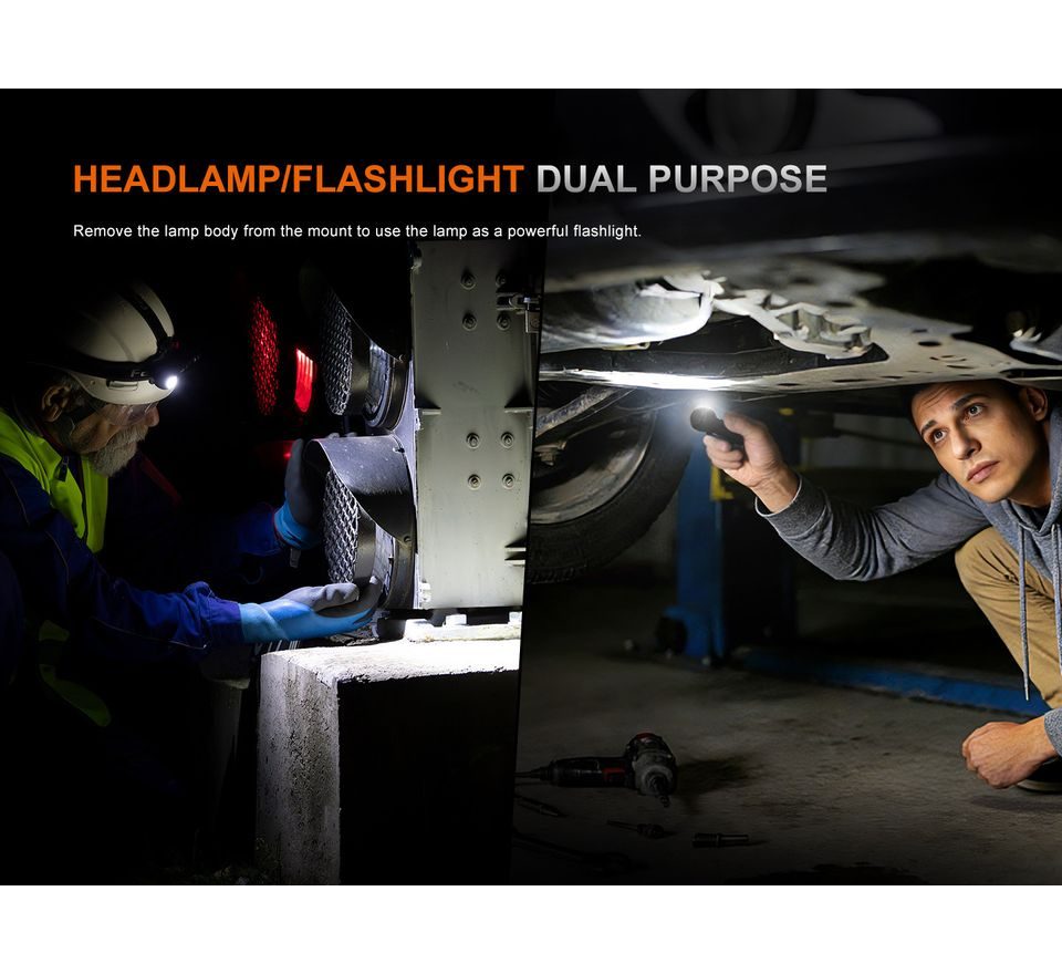 Fenix Nabíjecí čelovka HM61R Amber V3.0