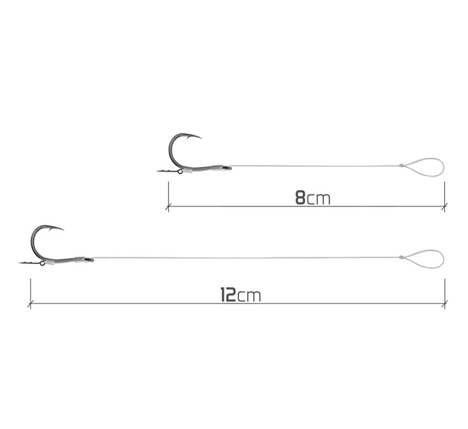 Delphin Feederový návazec Fluoro Sting - Chinu 10ks