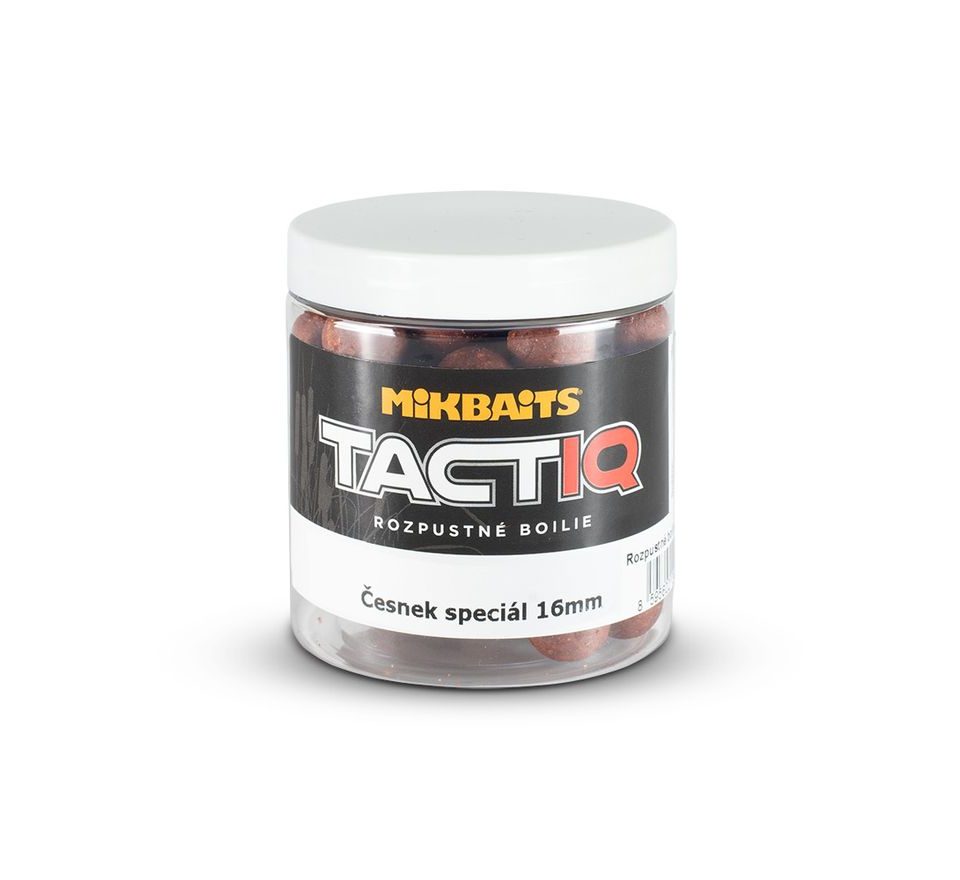 Mikbaits Rozpustné boilie TactiQ Česnek speciál 250ml