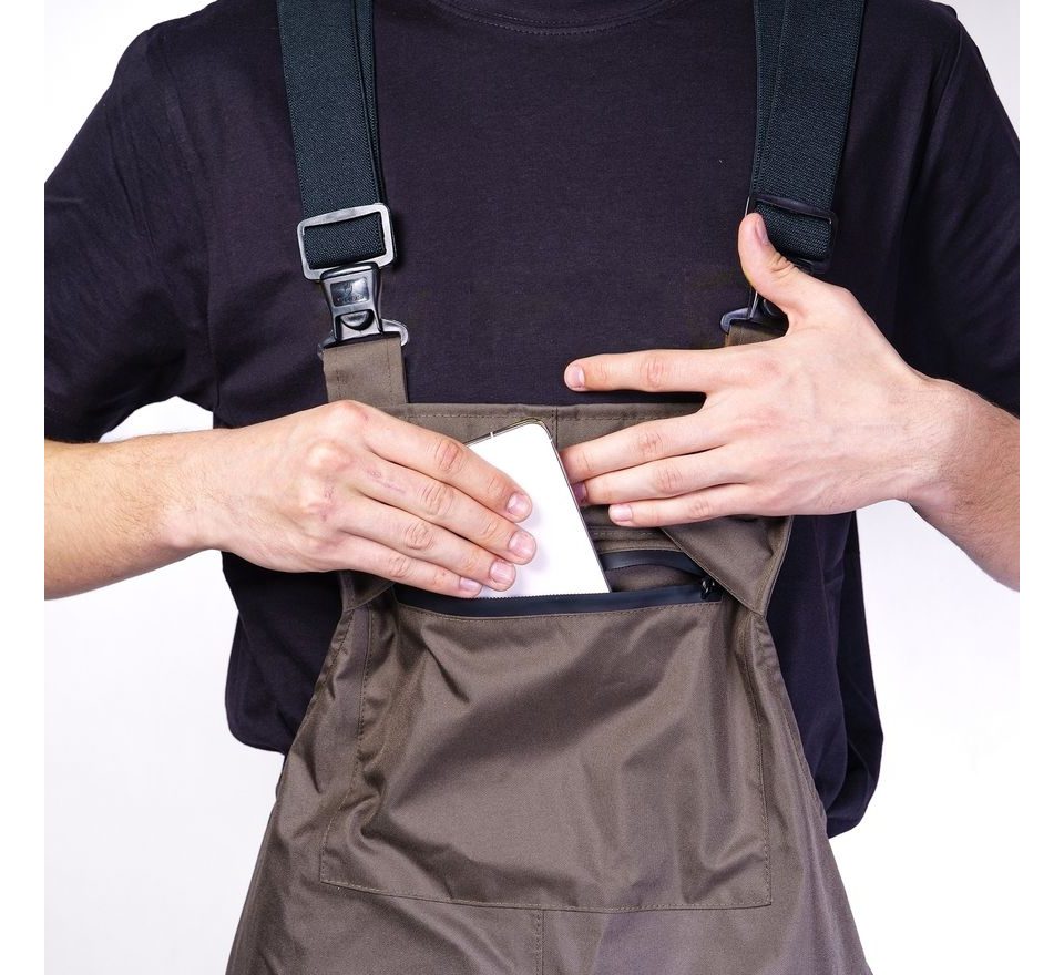 PROS Láclové kalhoty AquaAIR 2L 298 Khaki