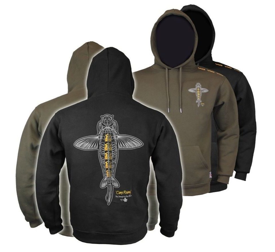 Vass Mikina Carp Rising Hoodie Black