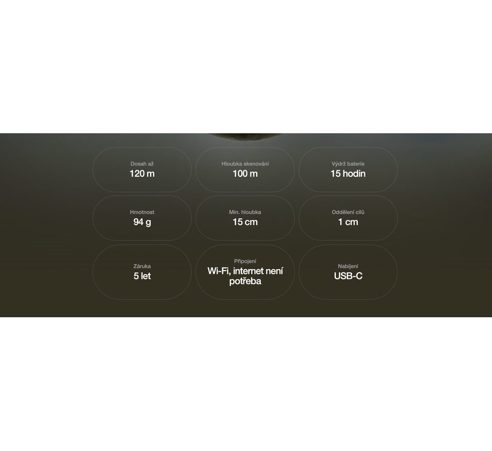 Deeper Nahadzovací sonar Fishfinder CHIRP+ 4