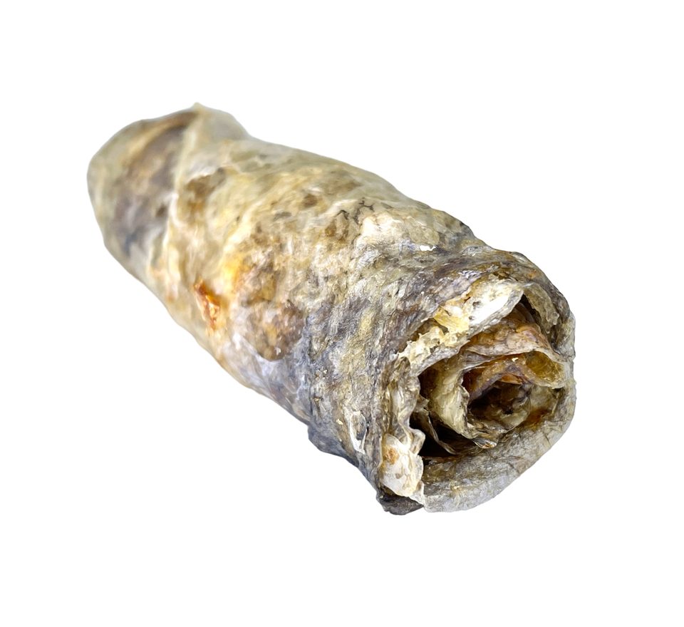 LK Baits Pet Luxusní rybí croissant z kůže okouníka 1ks