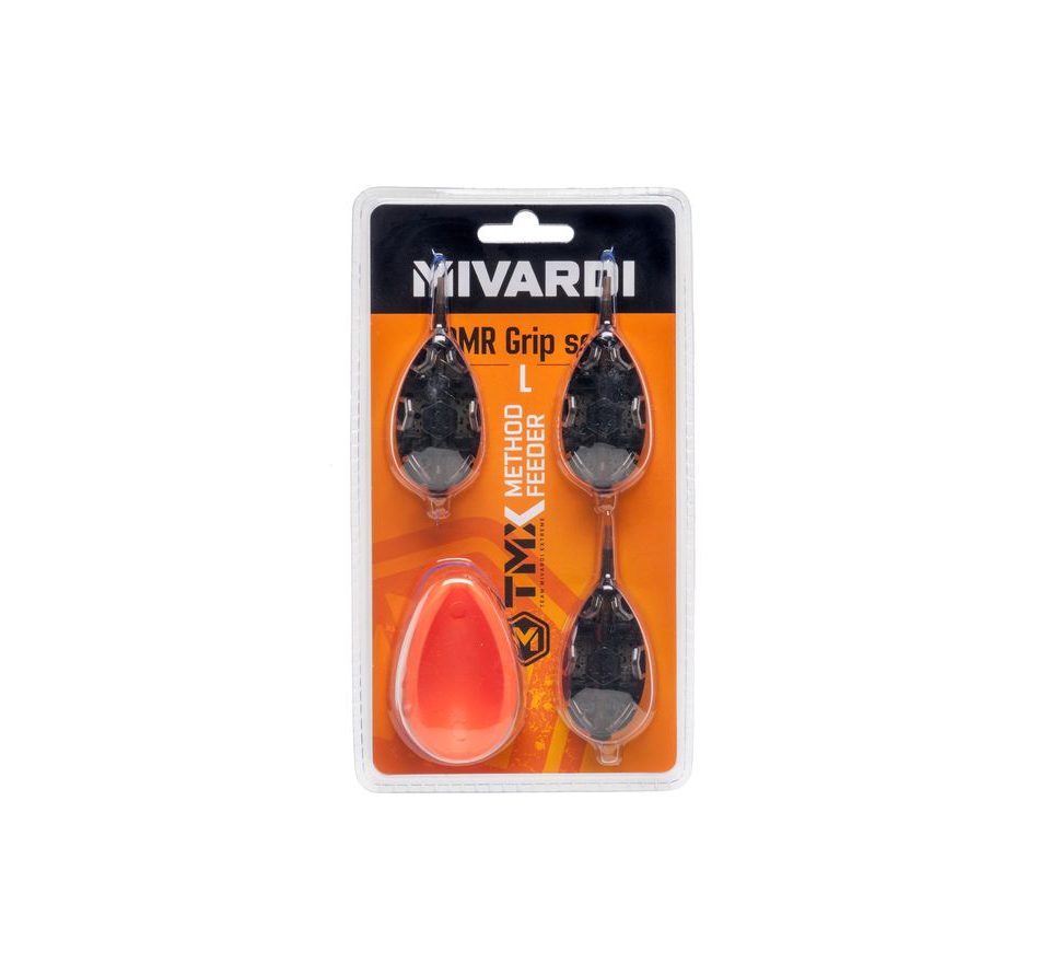 Mivardi Krmítko Method Feeder set QMR Grip L (30g + 40g + 50g + forma)