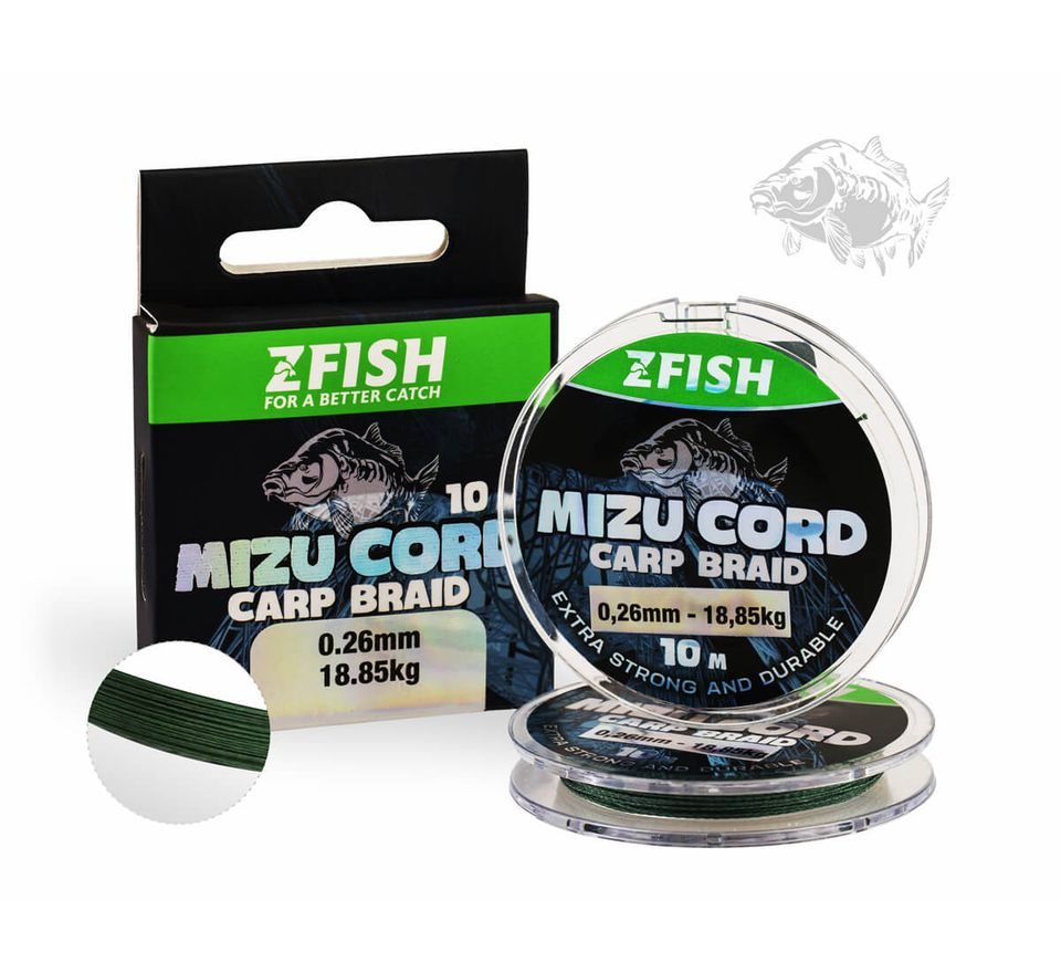 Zfish Šnúrka MizuCord Carp Braid Line 10m